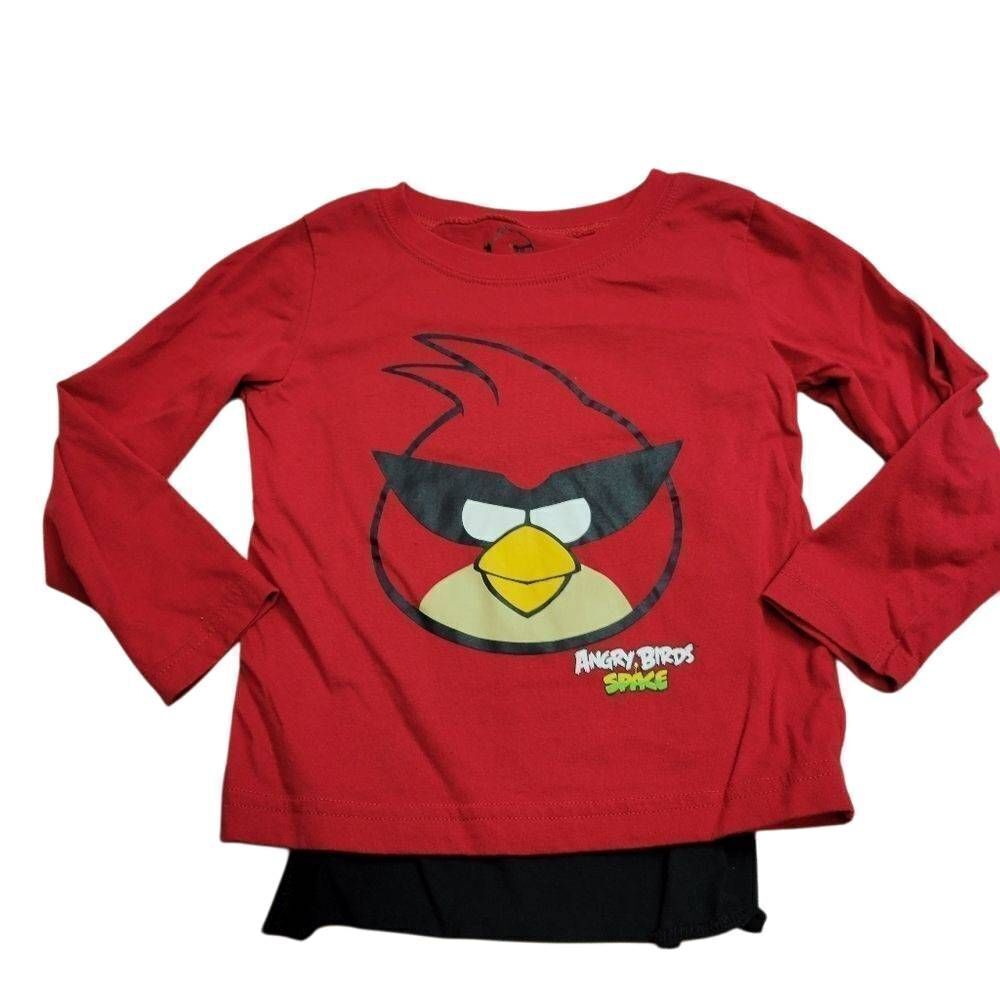 Angry birds shirt with Cape 4T